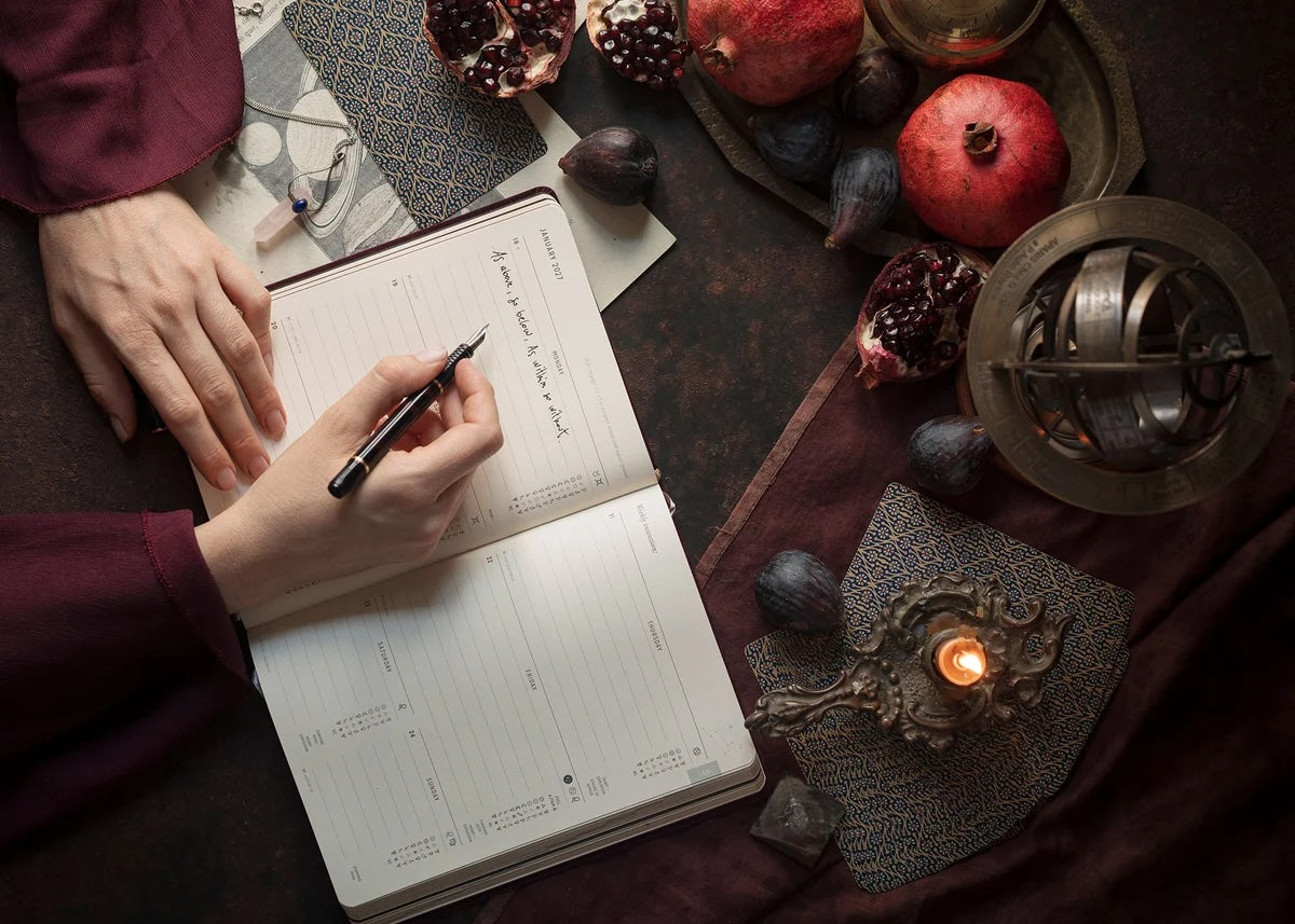 Interior pages of Magic of I 2027 Astrological Planner.