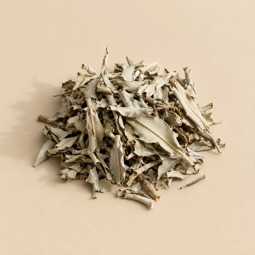 Luna &amp; Soul 20g of loose white sage for meditation, mindfulness and smoke cleansing rituals.