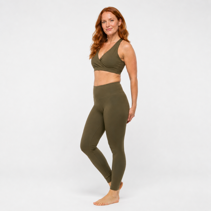 Power Leggings Long Leg | Khaki | Original Sizing