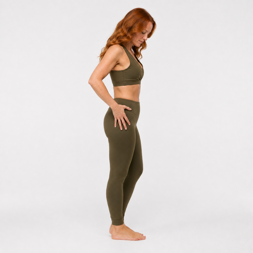 Power Leggings Long Leg | Khaki