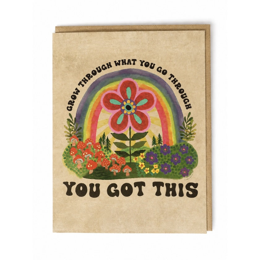 Luna and Soul You Got This Card greeting card front