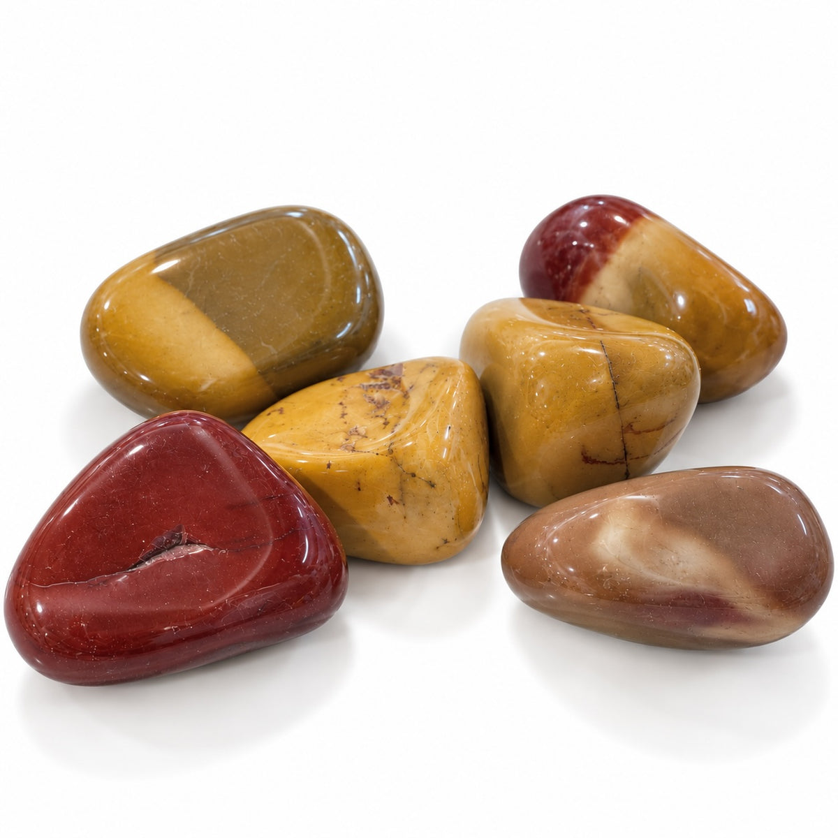 Mookaite tumble stone.