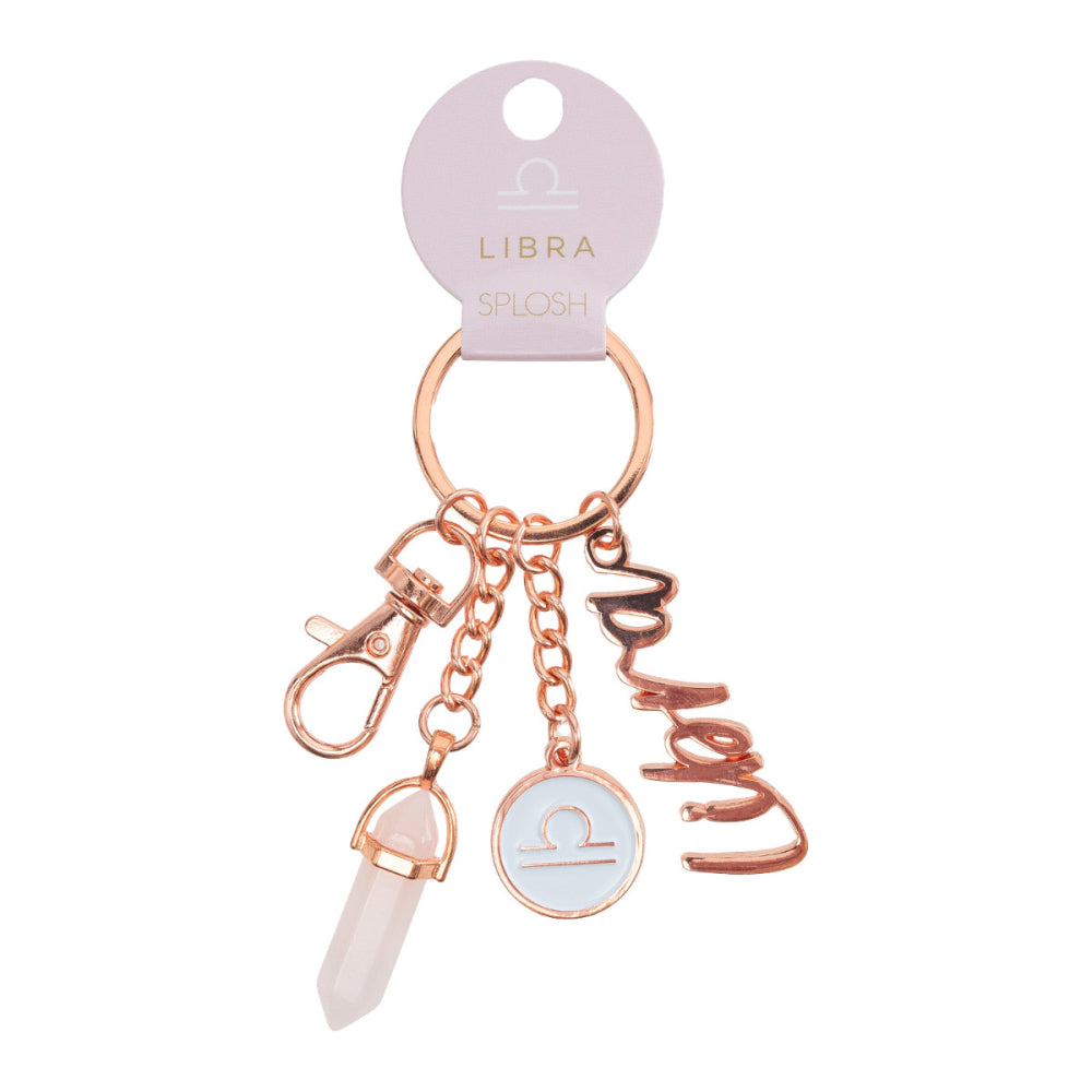 Libra Keyring _Zodiac Keychain _ Luna & Soul