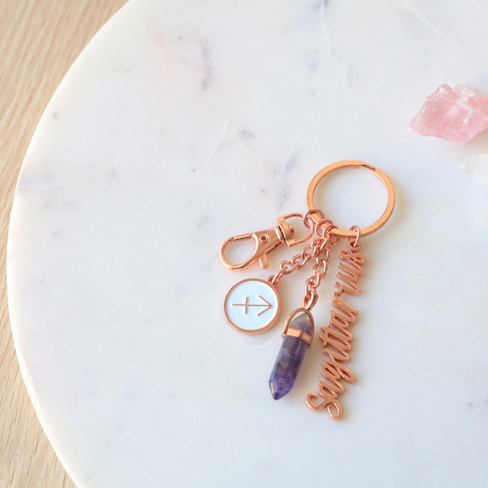 Sagittarius Keyring _Zodiac Keychain _ Luna &amp; Soul