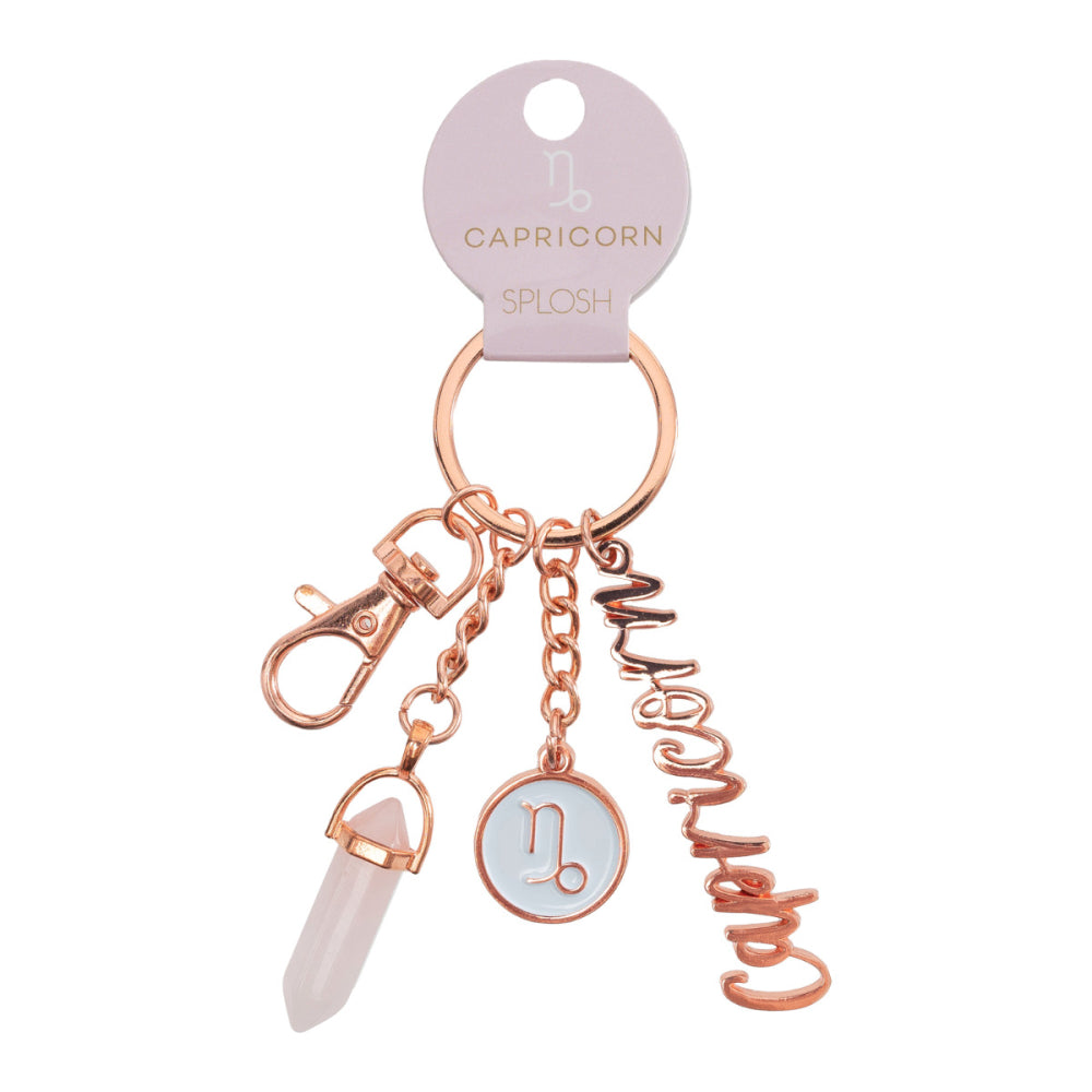 Capricorn  Keyring _Zodiac Keychain _ Luna & Soul