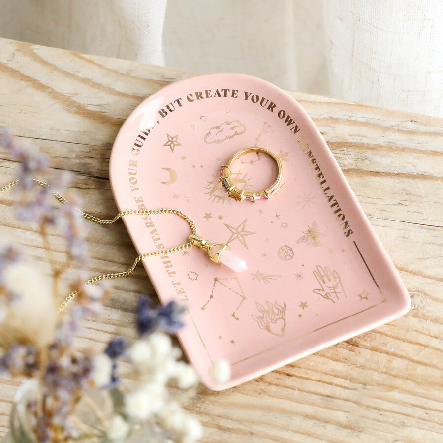 Celestial Arch Trinket Dish | Pink