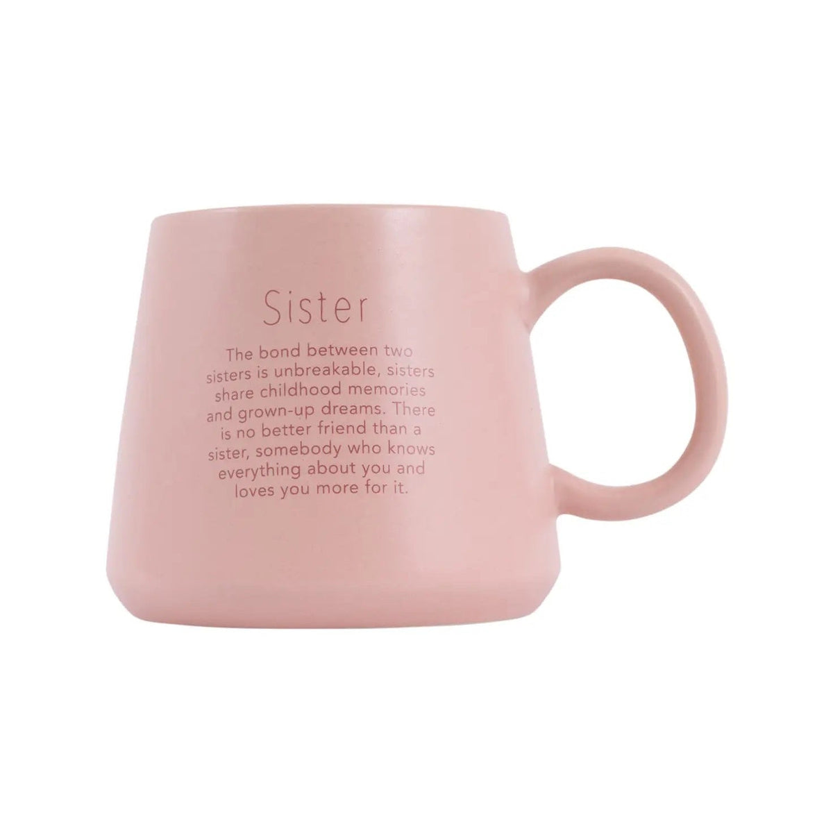 pink sister quote mug Luna &amp; Soul 