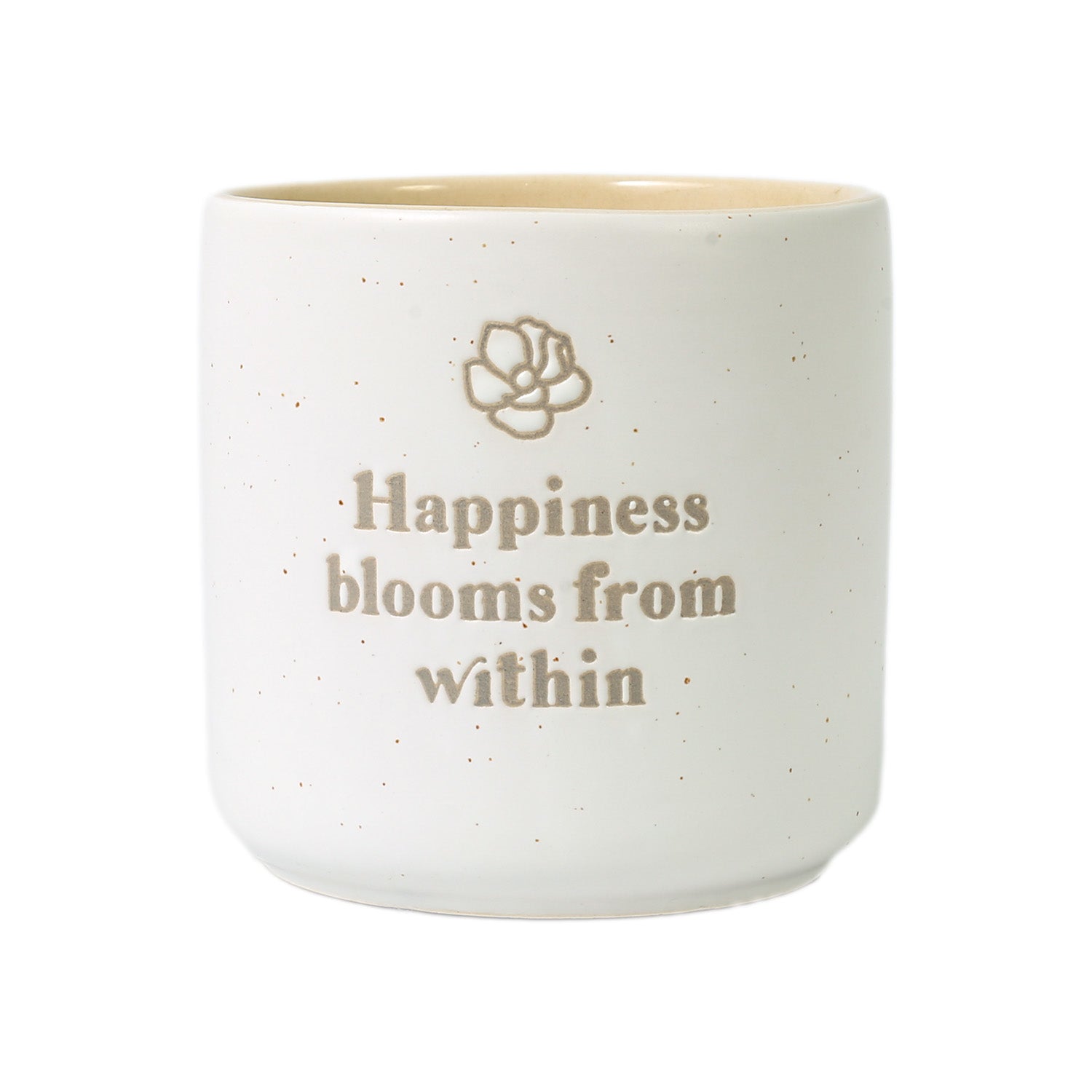 Happiness Positive Plant Pot