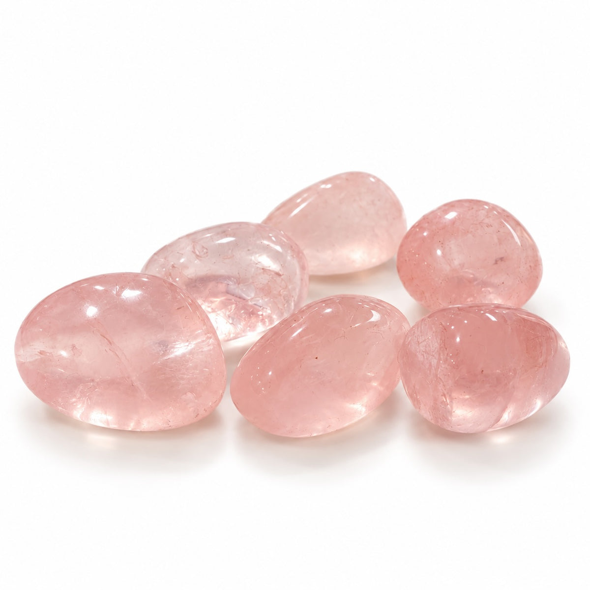 Rose Quartz tumble stone.