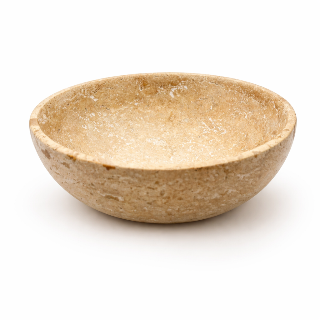 Travertine Smudge Bowl