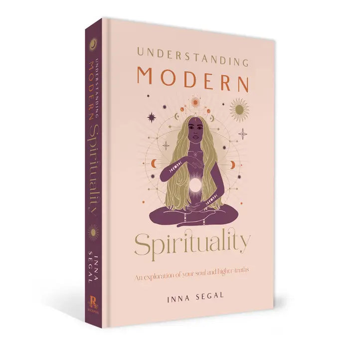 Book cover of “Understanding Modern Spirituality” by Inna Segal featuring celestial artwork and spiritual themes
