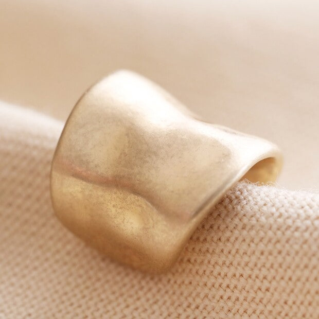Wide Ear Cuff Gold Yoga Jewellery  Luna &amp; Soul Australia