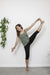 Khaki Organic Cotton Yoga Tank - Luna & Soul