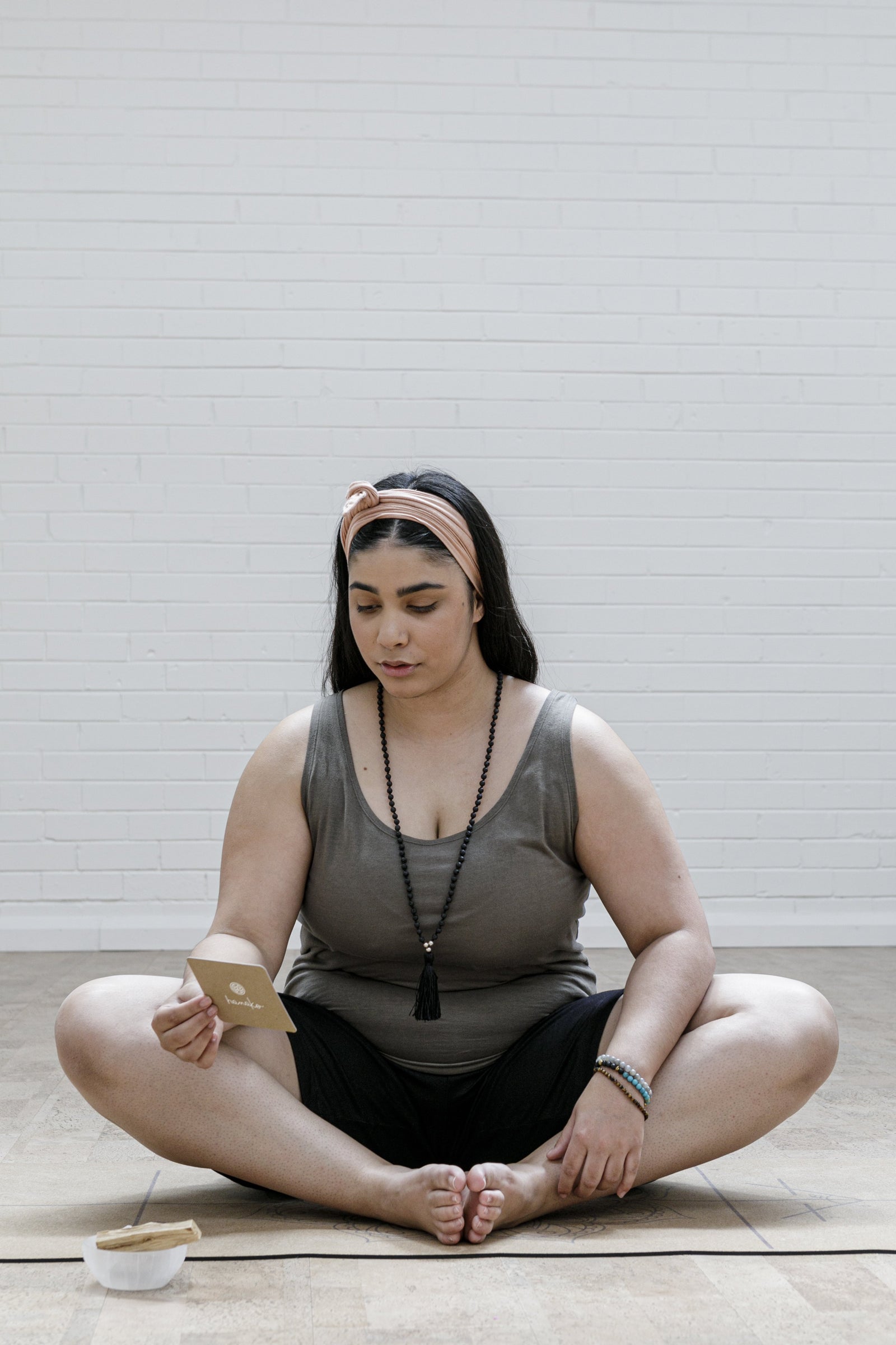 Brown  Organic Cotton Yoga Tank - Luna & Soul