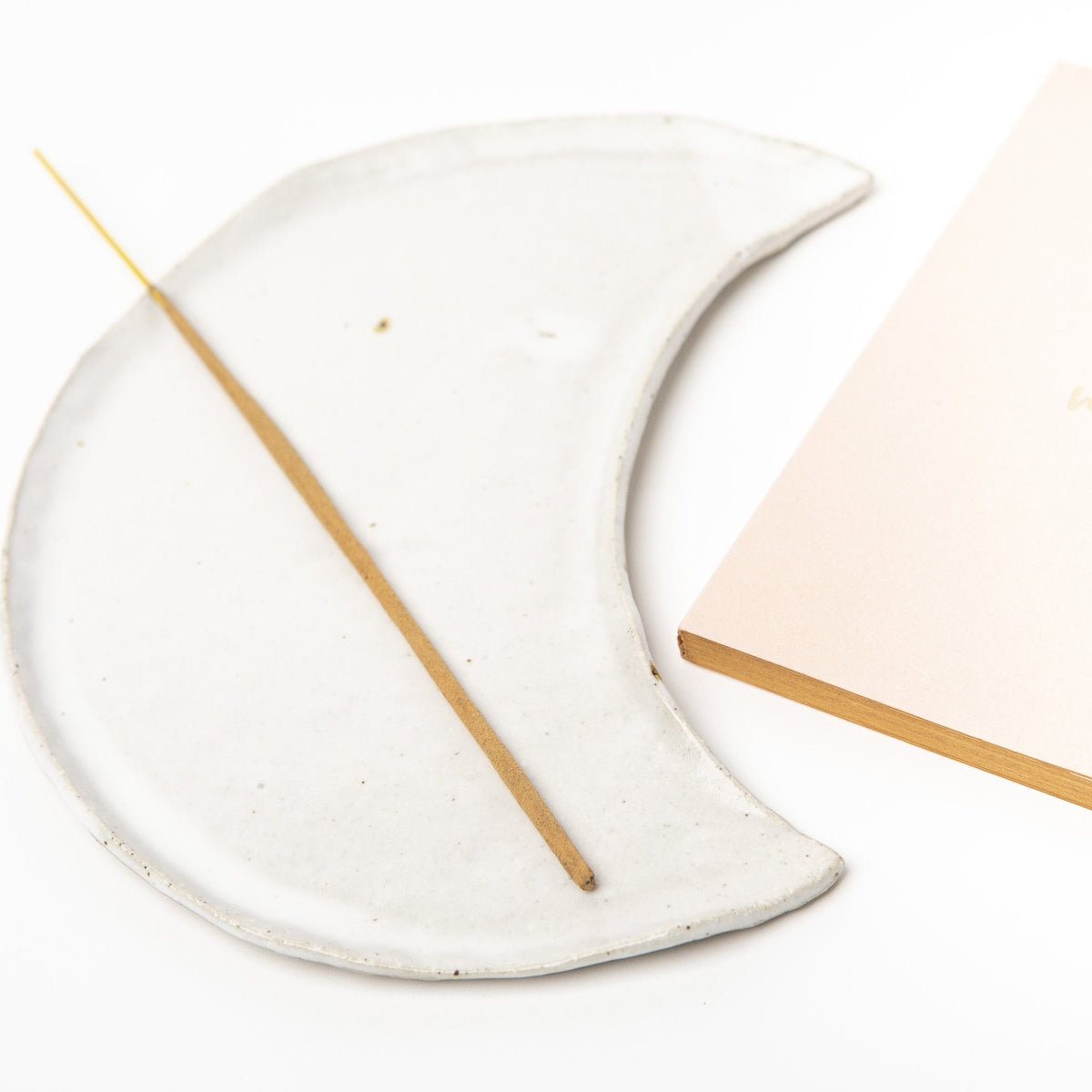 Ceramic Crescent Moon Tray - Luna &amp; Soul