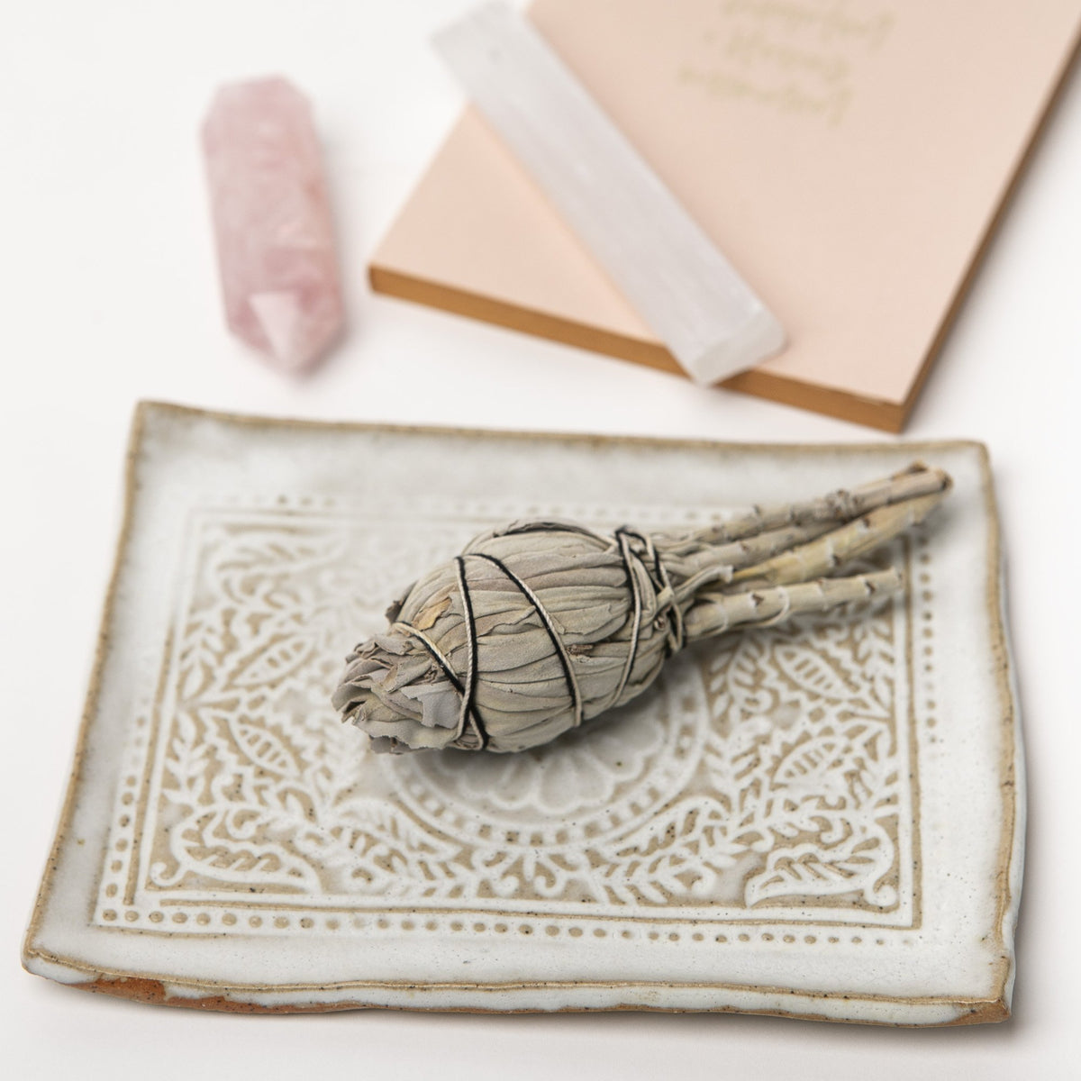 Ceramic Smudge Tray - Luna &amp; Soul