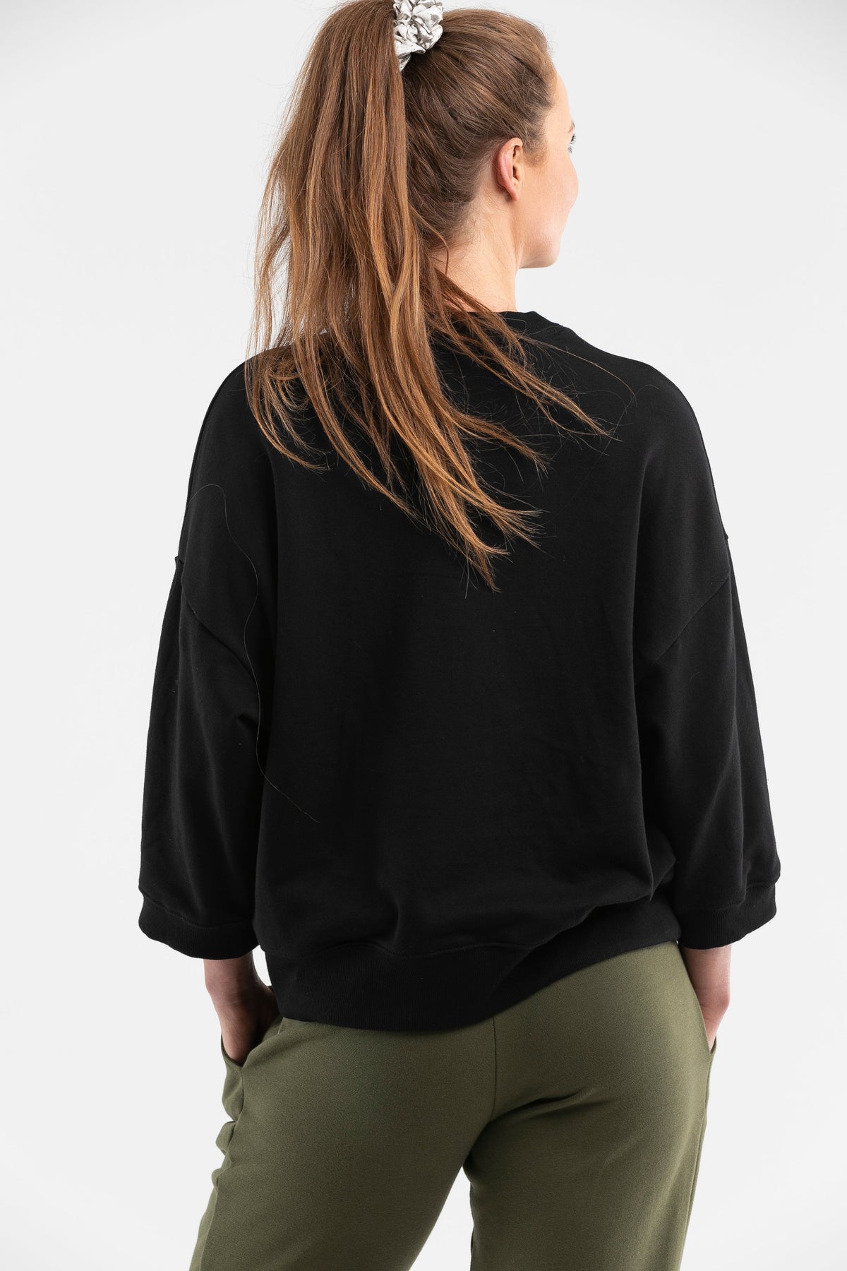 Women’s Organic Cotton Jumpers and Sweaters in Black Luna &amp; Soul Australia