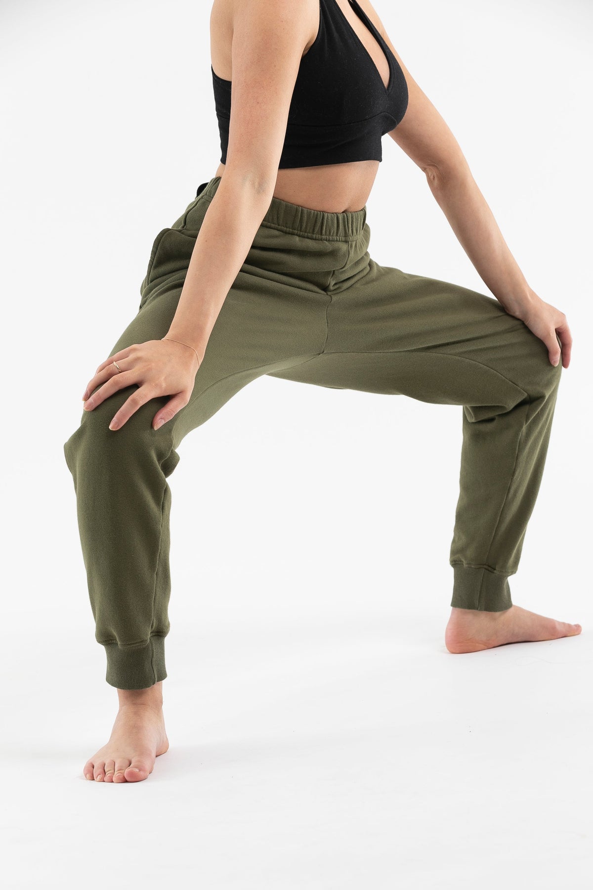 Khaki Women&#39;s Organic Cotton Joggers and Sweat Pants Australia 