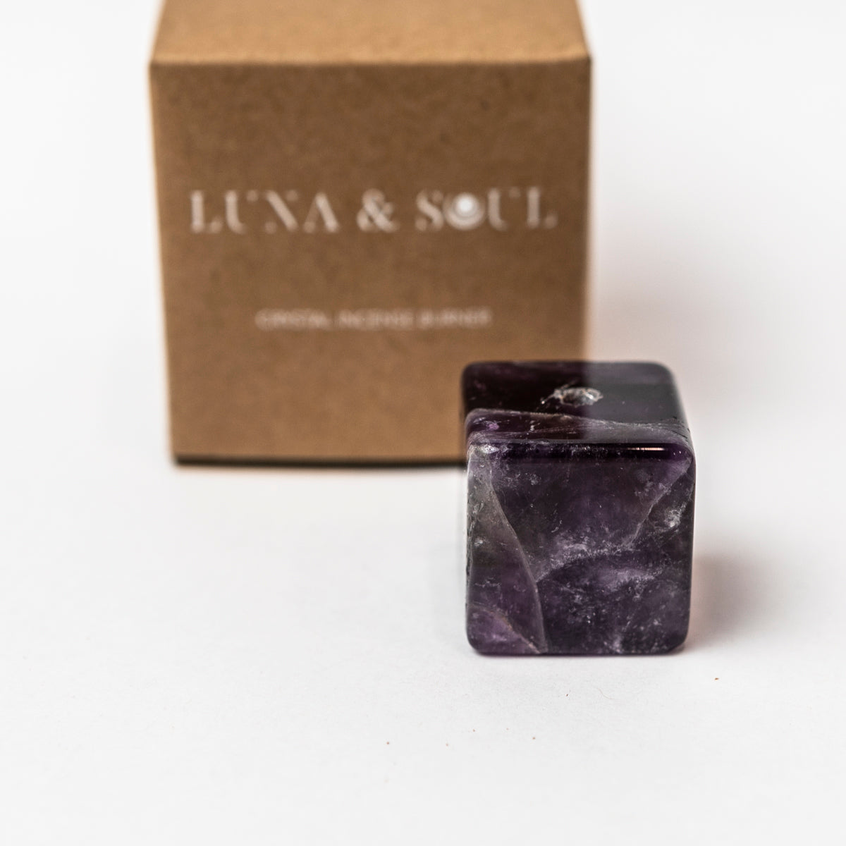 Amethyst Crystal Incense Burner | Luna &amp; Soul