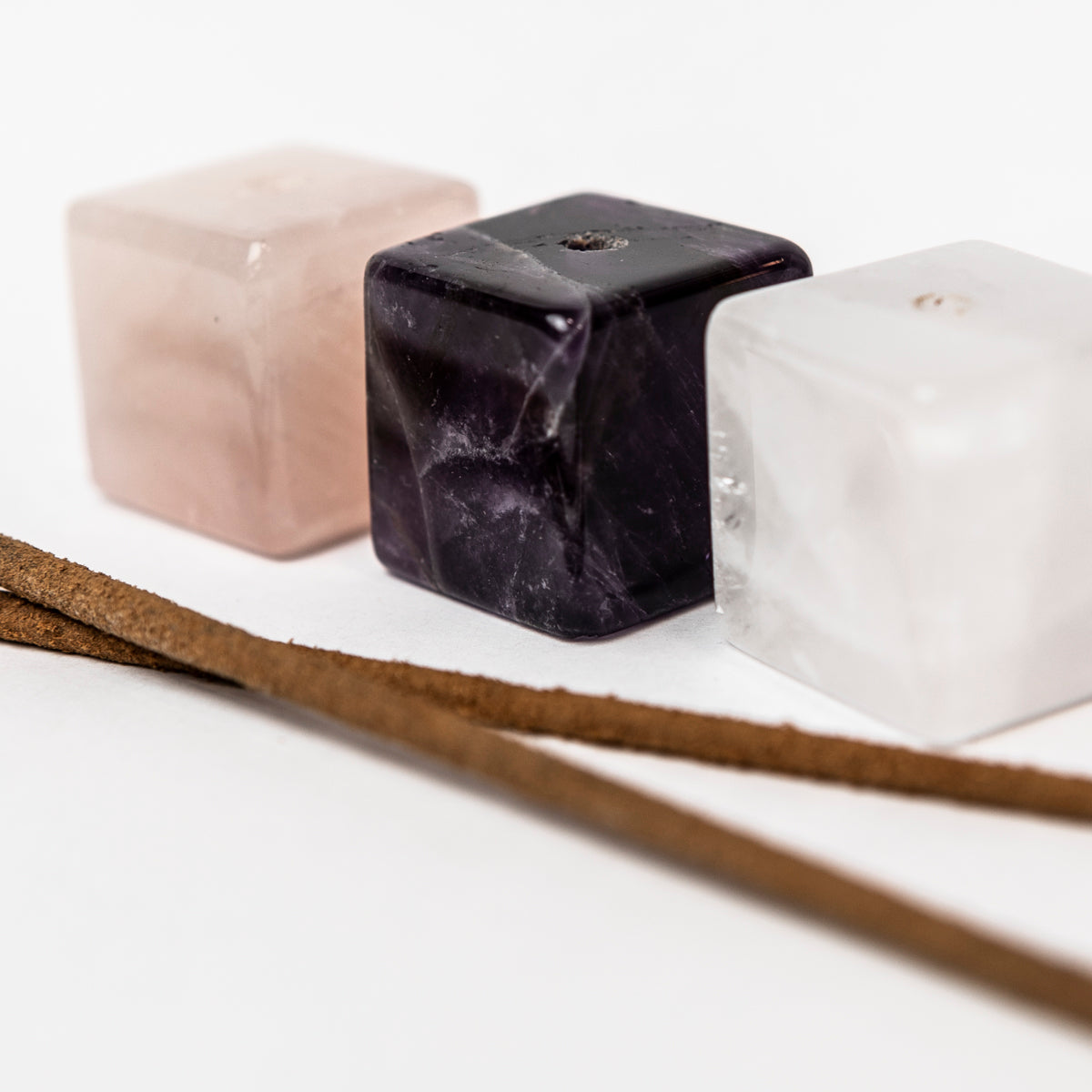 Clear Quartz Crystal  Incense Burner | Luna &amp; Soul