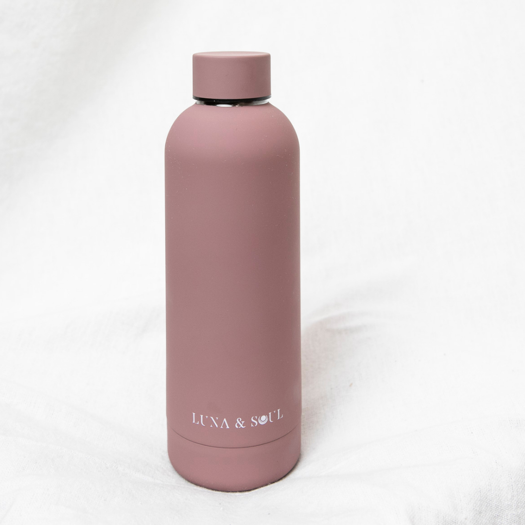Pink Drink Bottle Stainless Steel | Luna & Soul
