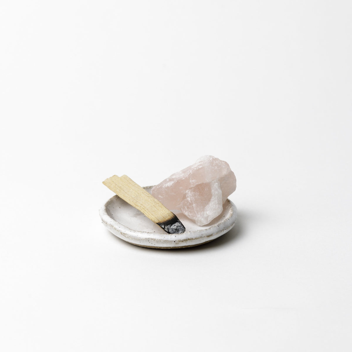 Ceramic Smudge bowl White _ Luna &amp; Soul 