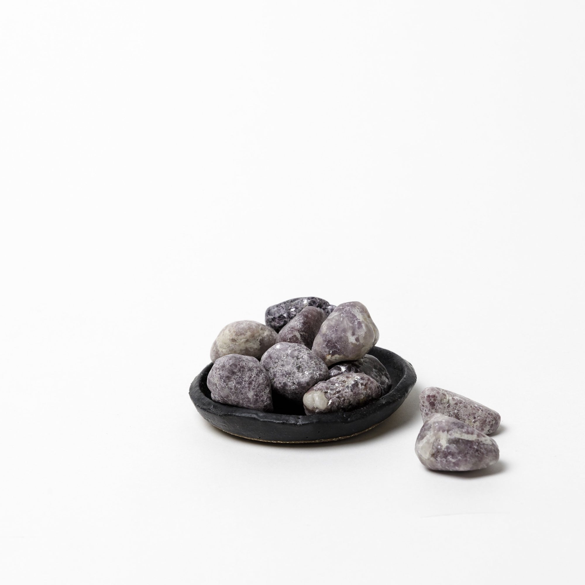 Lepidolite Tumble Meditation Crystal | Sustainable Yoga Wear Luna & Soul