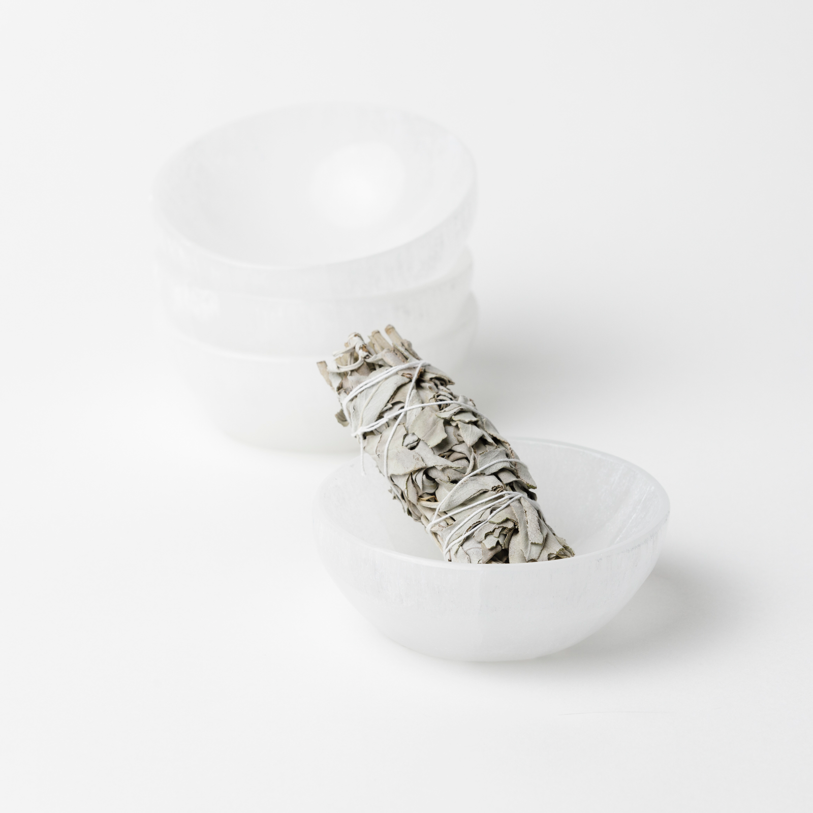 Selenite Charging Bowl | Sustainable Yoga Wear Luna & Soul 