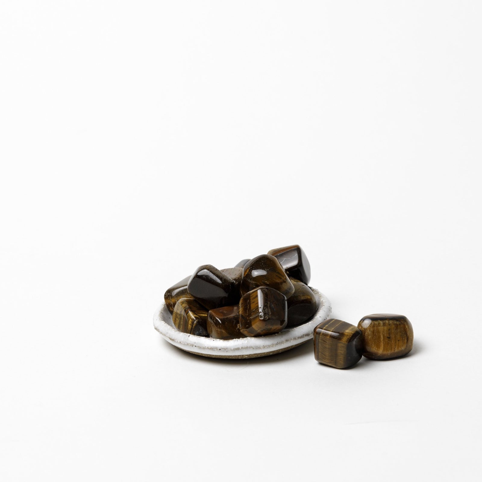 Tigers Eye Tumble Gemstone | Eco-friendly Yoga Wear Luna & Soul