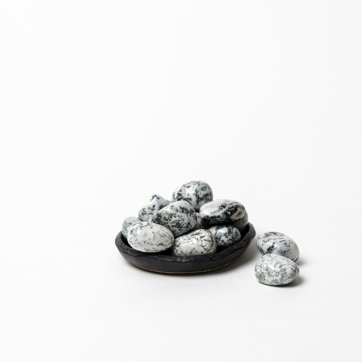 Tree Agate Tumble Stone Meditation Crystal | Eco-Friendly Yoga Wear Clothing Luna &amp; Soul