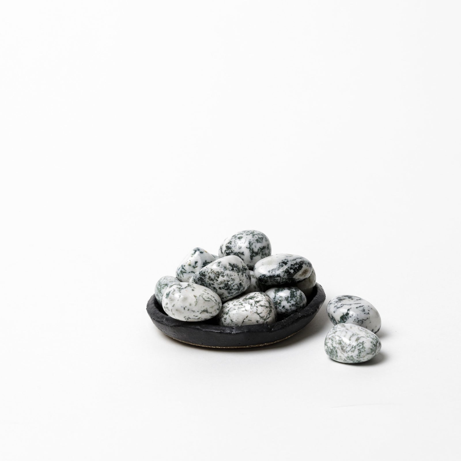 Tree Agate Tumble Stone Meditation Crystal | Eco-Friendly Yoga Wear Clothing Luna & Soul