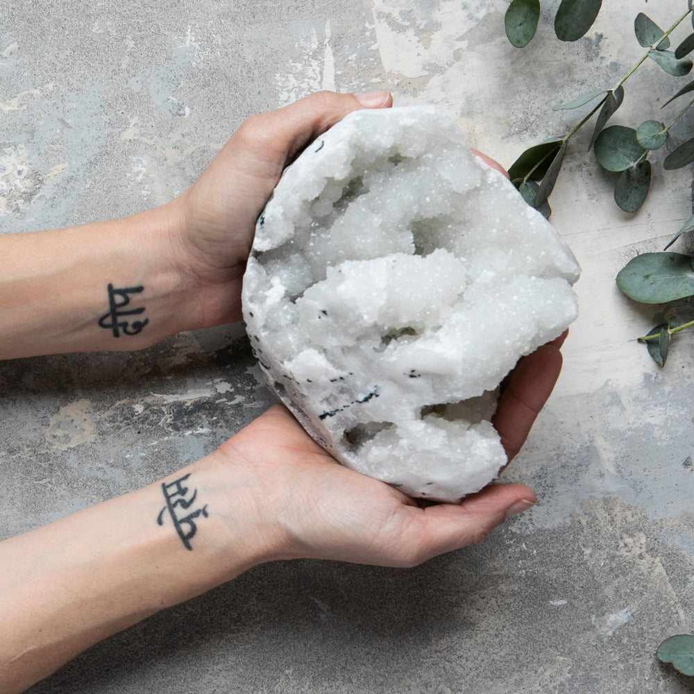 Apophyllite Large Crystal Cluster Luna and Soul 