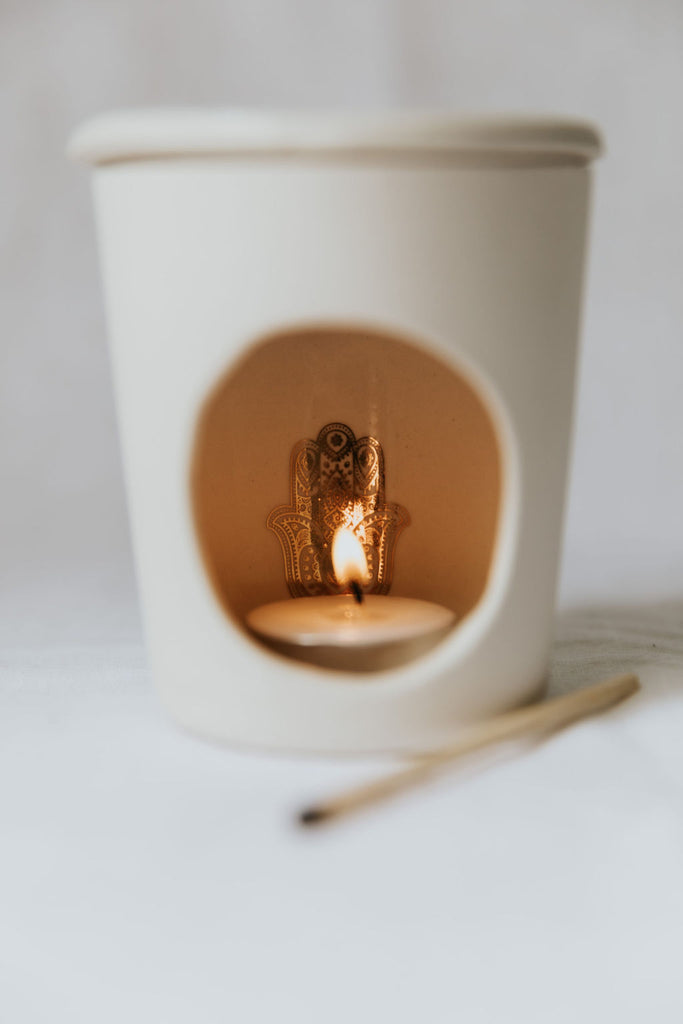 Hamsa Hand Ceramic Oil Burner Australia