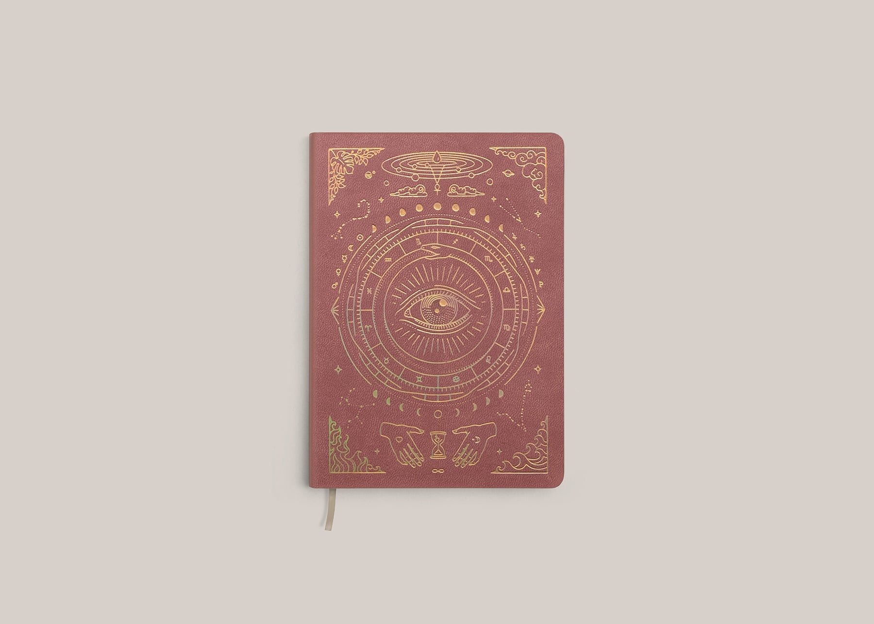 A6 Vegan leather pocket journal | Pink