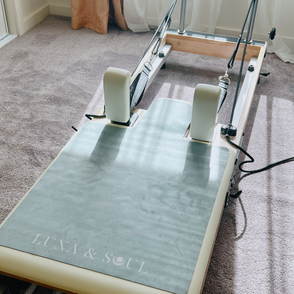 Eco-friendly Pilates Reformer Mat _Sage Luna &amp; Soul