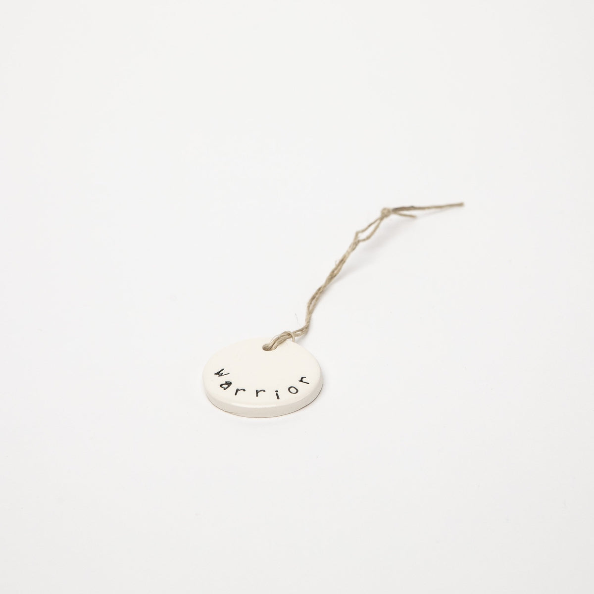 Warrior Ceramic Tag - Luna &amp; Soul