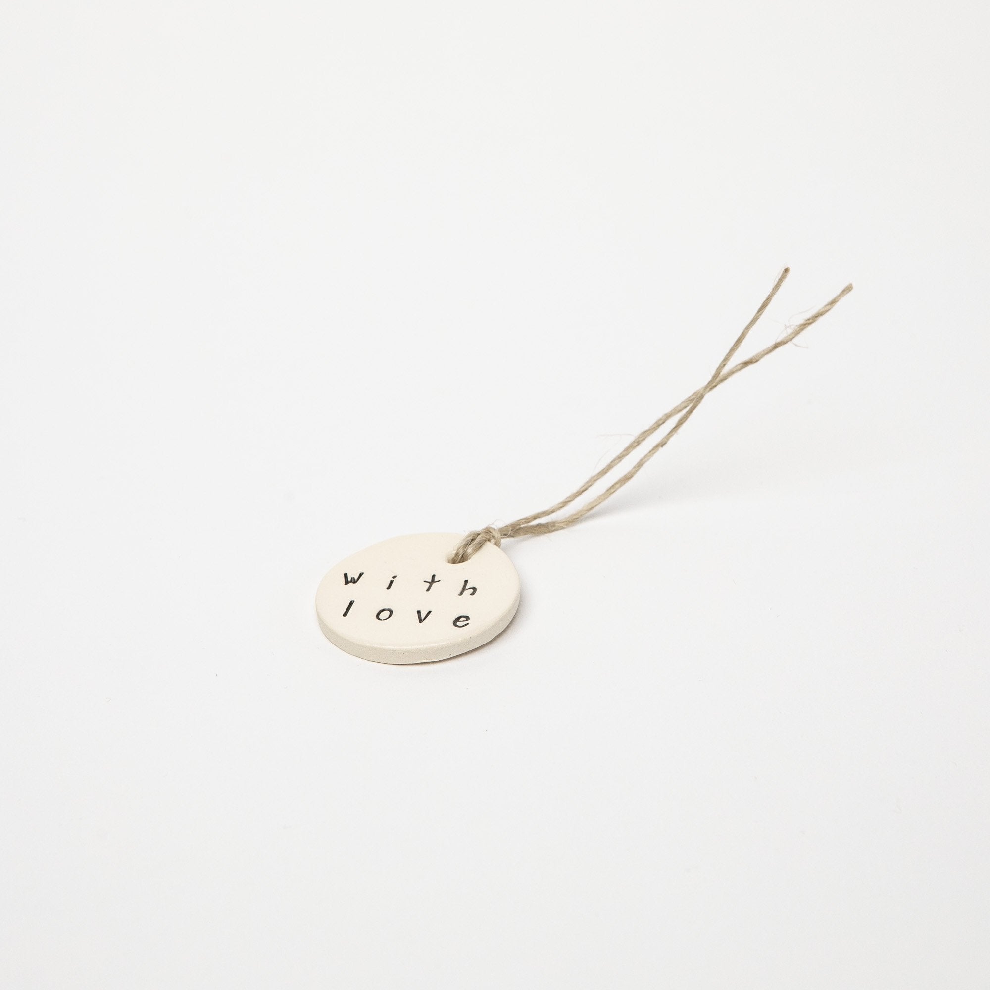 With Love Ceramic Tag - Luna & Soul